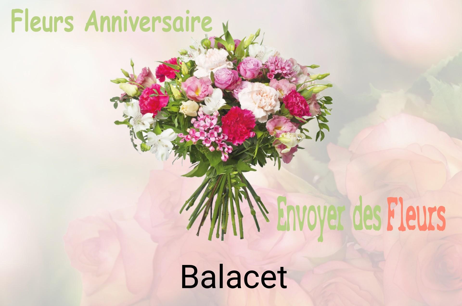 Bouquet de fleurs d’anniversaire livré à Balacet